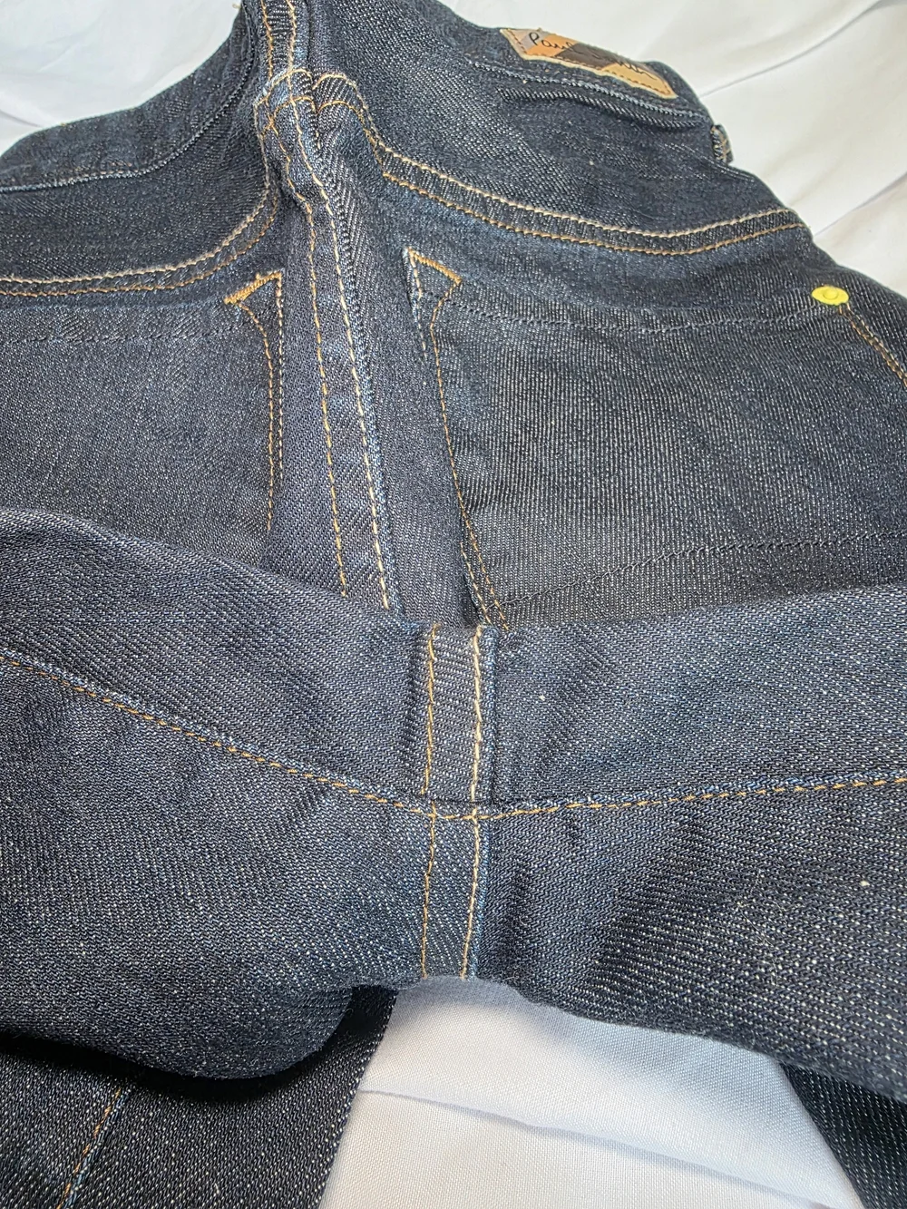 Paul Smith Vintage Early 2000s Men's Dark Wash Wide Legged Denim Size 28